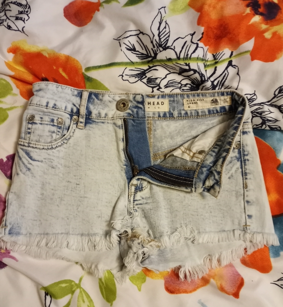 Denim shorts
